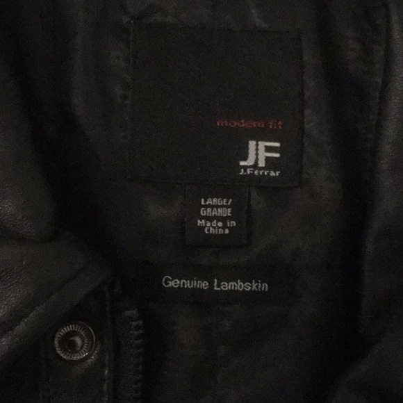 Vintage lambskin leather coat, size L - Picture 2 of 3